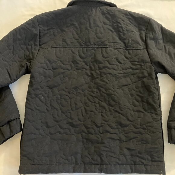Mode of One Men's Quilted Jacket Deep Black Size S - Picture 5 of 9